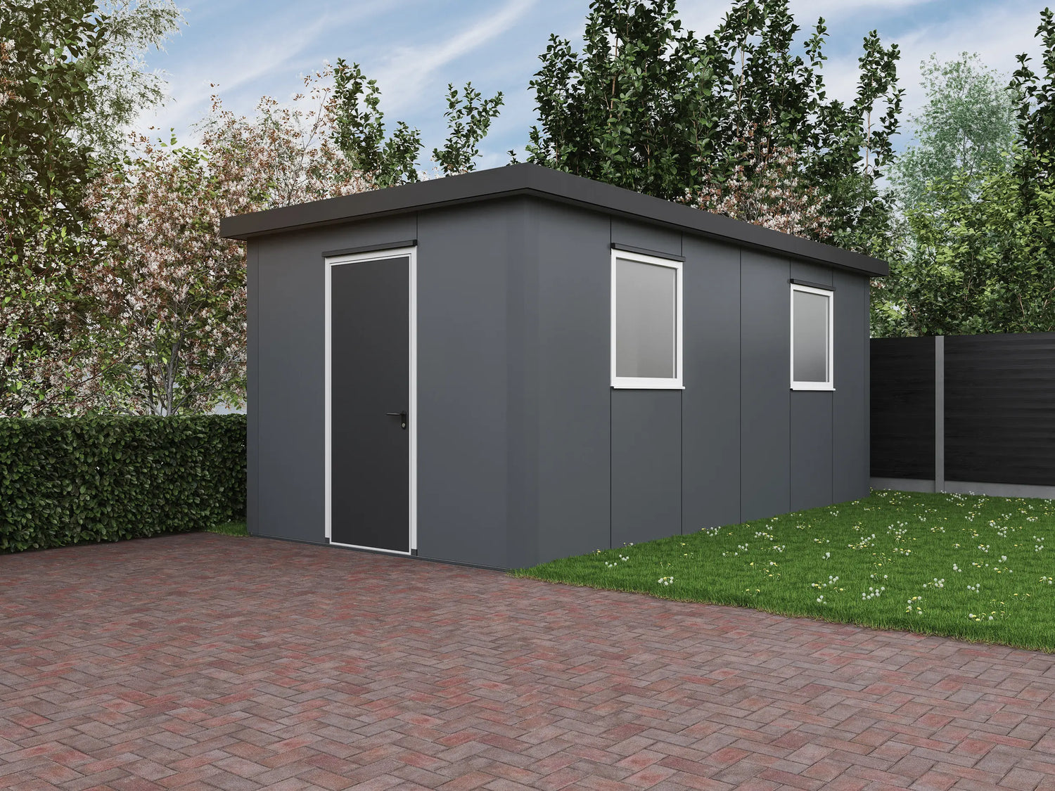 Prefab schuur 3x6m