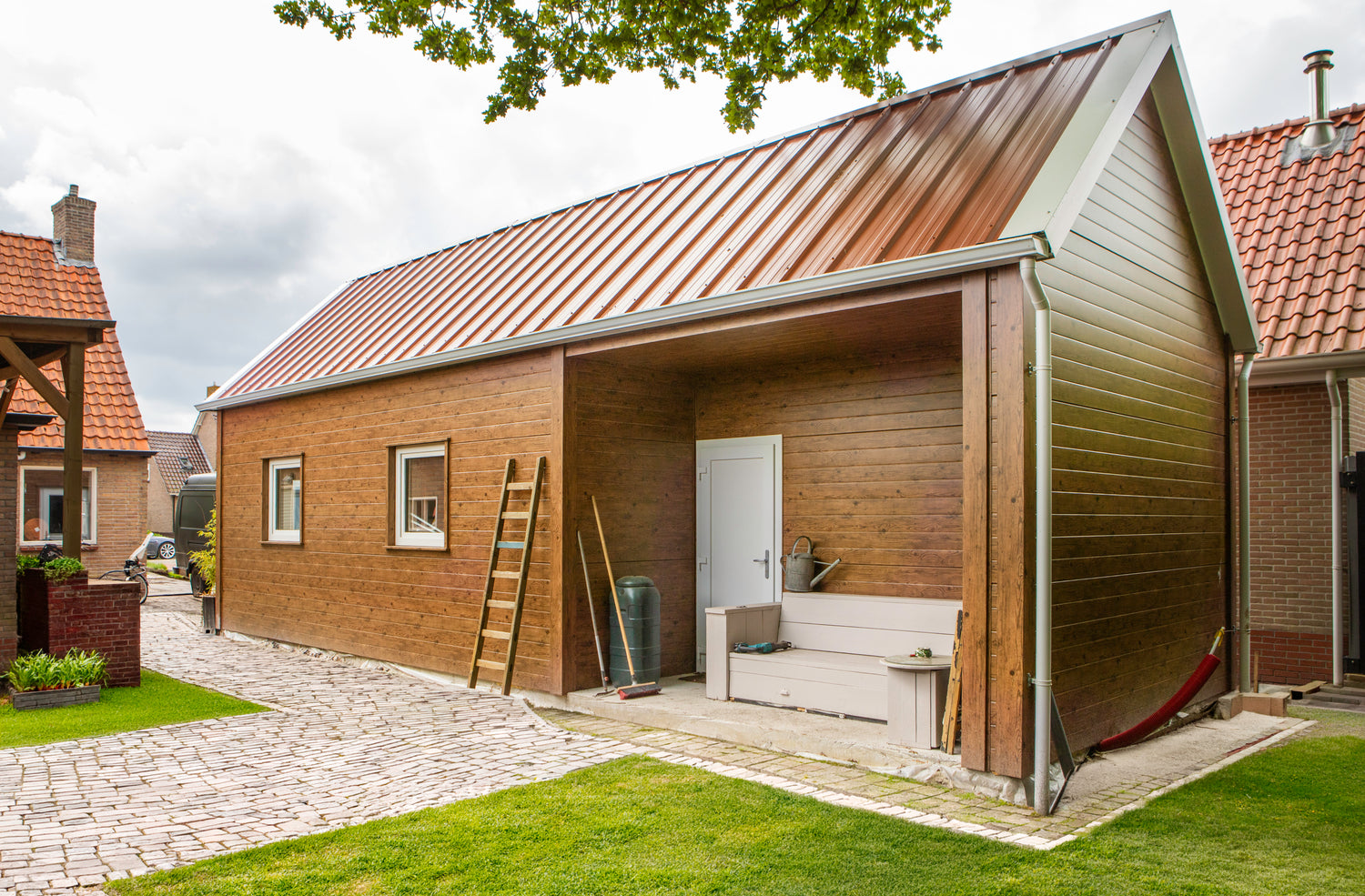Prefabschuur Roden