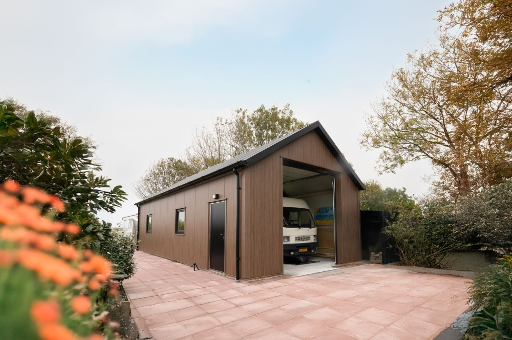 Prefabschuur Wijnaldum