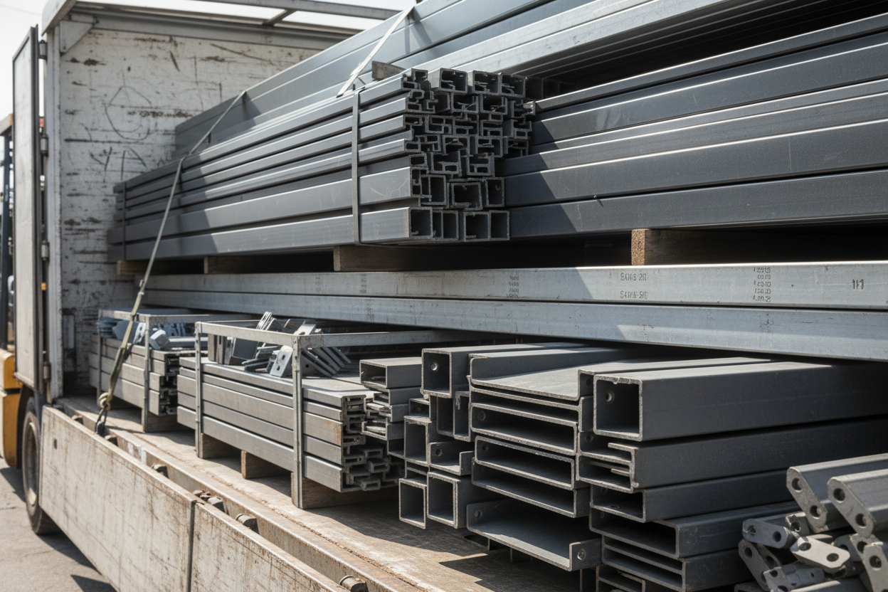 Zorg ervoor dat de materialen van staal zijn en niet van hout 